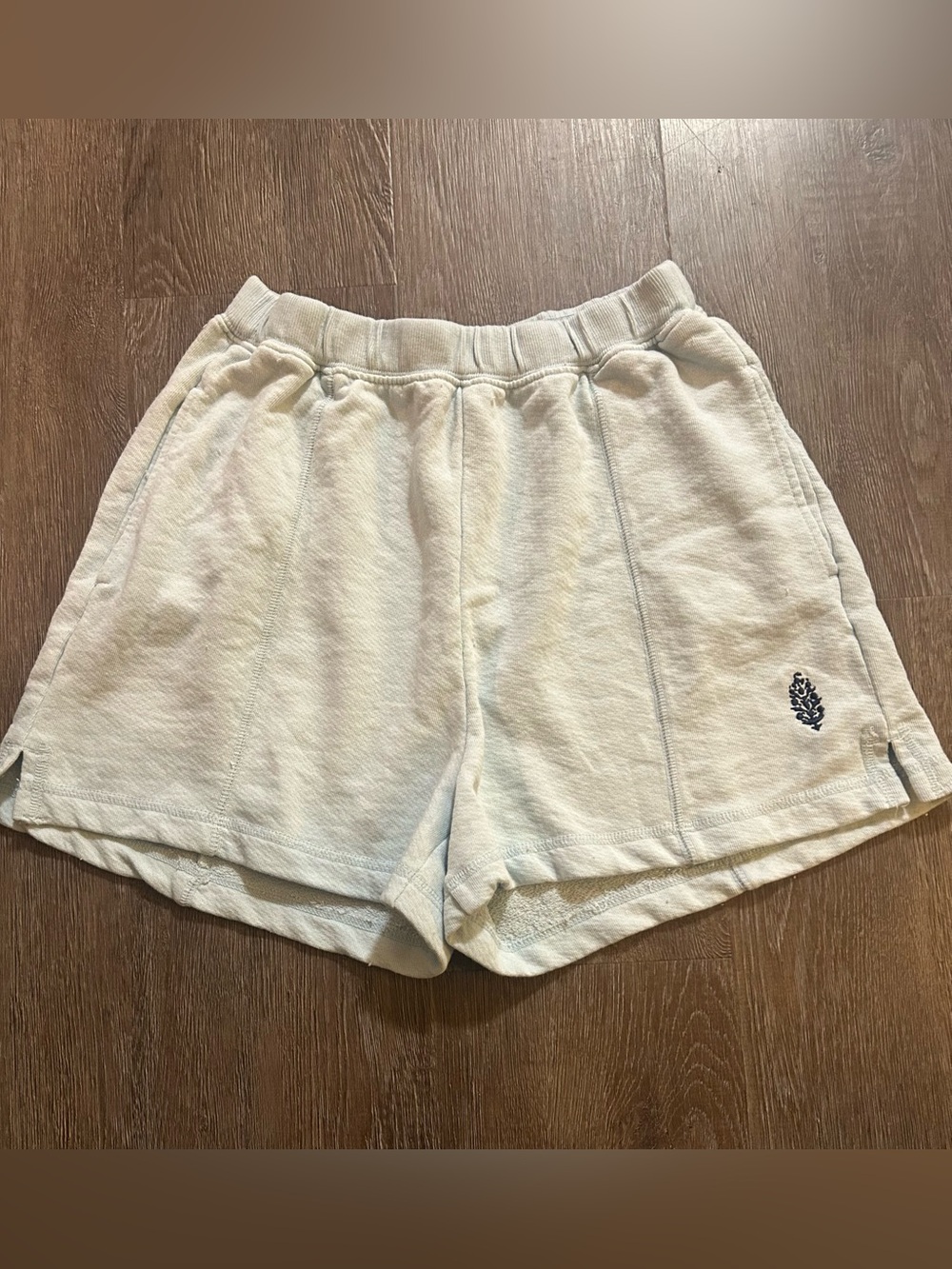 FP Movement by Free People White All Star Terry Athletic Shorts